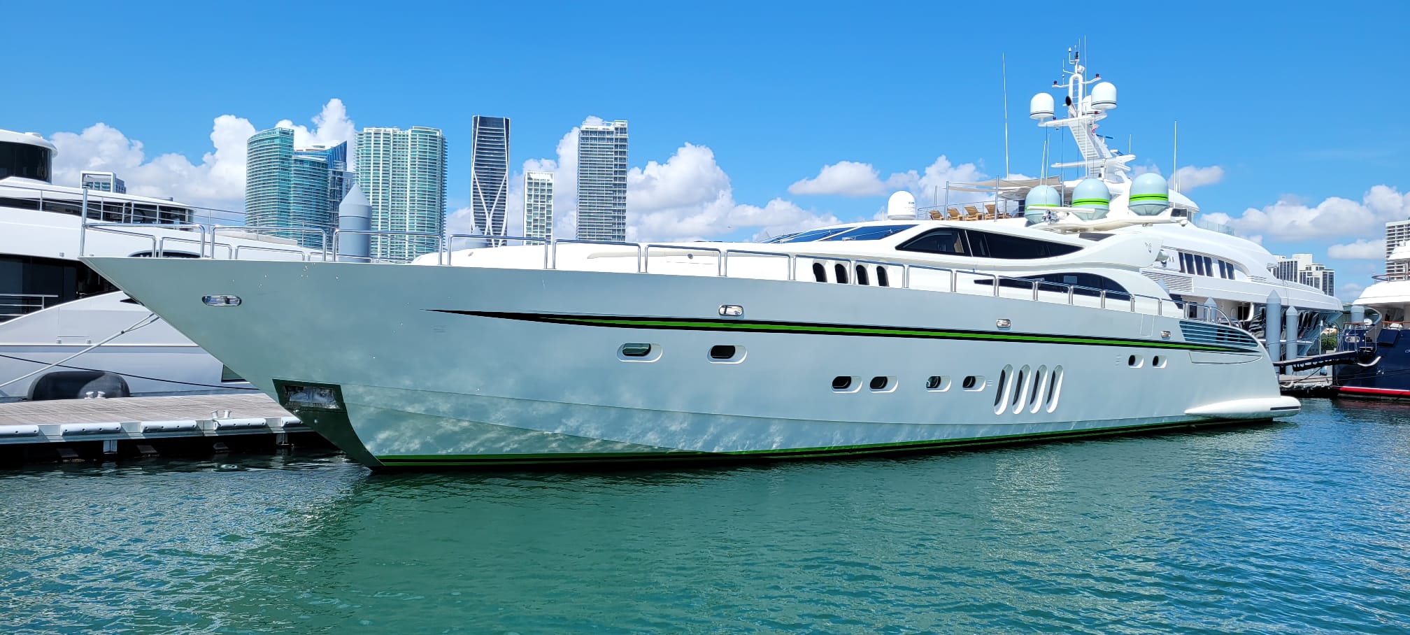 super yacht in miami